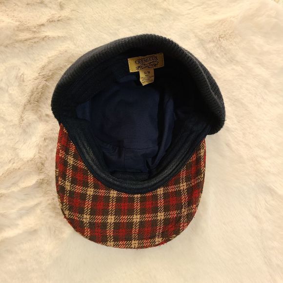 Cremieux plaid cap - Picture 3 of 4